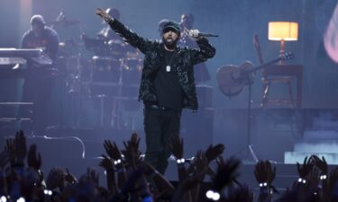 Eminem at the 2024 MTV Video Music Awards in New York.