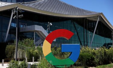 The Google logo is displayed in front of company headquarters. For the first time since AT&T was dismantled into Baby Bells four decades ago