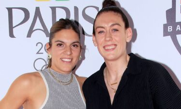 Marta Xargay and Breanna Stewart attend "A Celebration of Olympic Basketball" presented by NBC Universal and NBA at Team USA House on August 5 in Paris