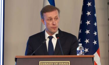 White House national security adviser Jake Sullivan speaks during an event at the Israeli Embassy in Washington