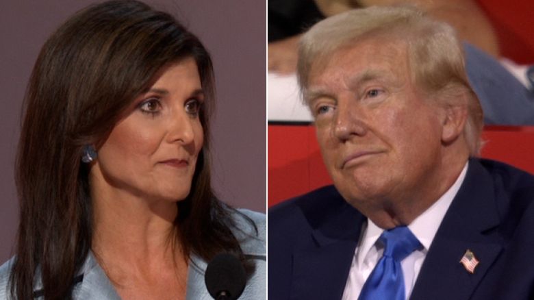 <i>CNN via CNN Newsource</i><br/>Trump campaign in talks with Nikki Haley to join him on the campaign trail to close the gender gap with Harris.