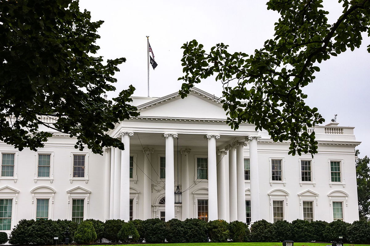 <i>Valerie Plesch/dpa/AP via CNN Newsource</i><br/>View of the White House in Washington