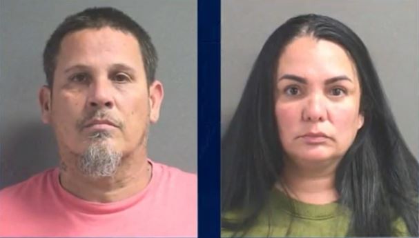 <i>Volusia Sheriff/WESH via CNN Newsource</i><br/>Jorge Rivera and Dagmarie Aponte Iturrino were arrested after deputies say they attacked a school resource deputy at Deltona Middle School.