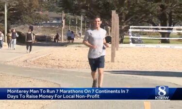 A Monterey man will run seven marathons in seven days across seven continents starting November 15 to support a local nonprofit. "The reason I'm partaking in the great world race of these 7 marathons in 7 continents and 7 days is to really just to test my limits