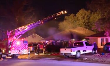 A family of five escaped to safety after a fire sparked early November 12 at a home in Moore.