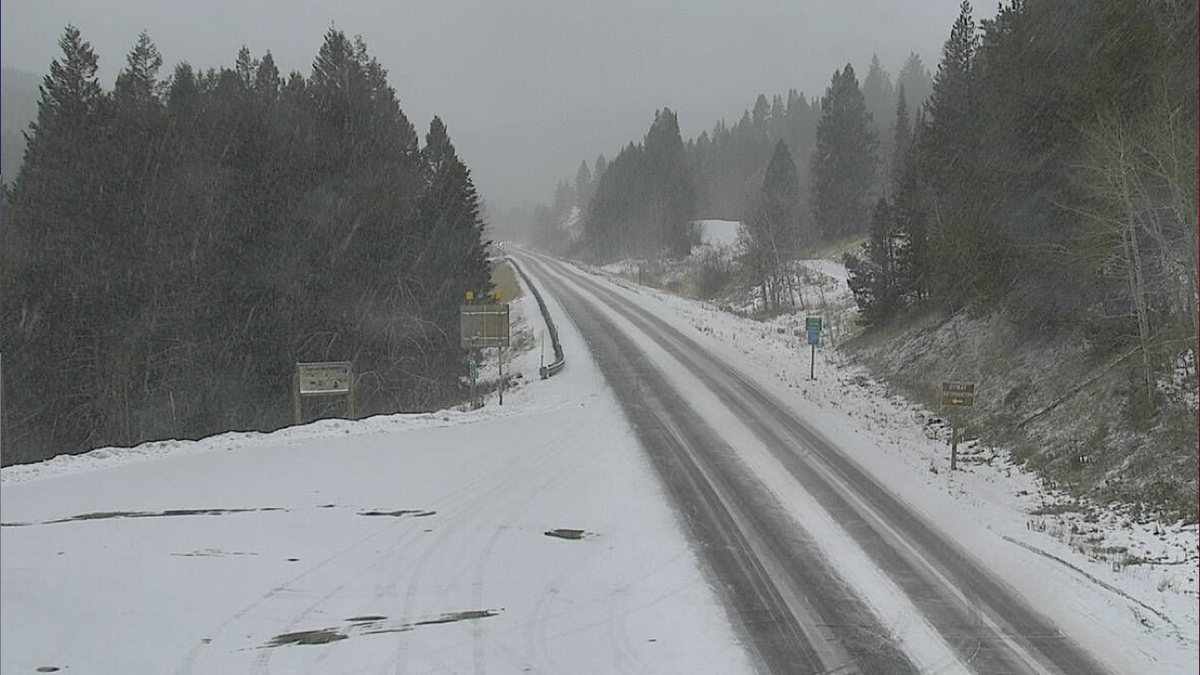 ID 33/WY 22 Teton Pass at the Idaho/Wyoming state line 