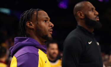 Los Angeles Lakers assigned rookie Bronny James to club's G League team.