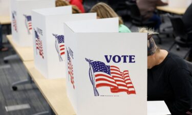 People cast their ballots in Howell