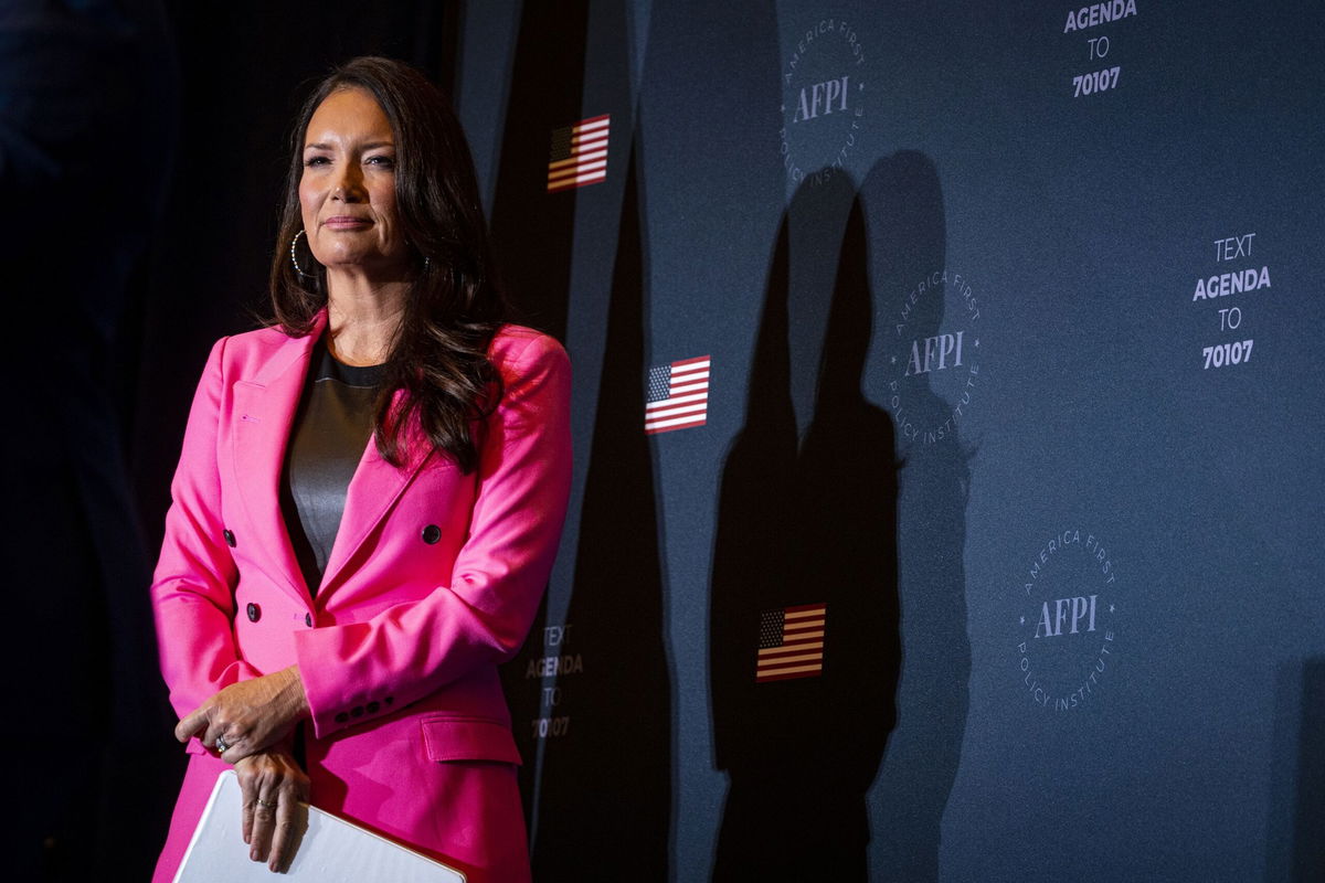 Brooke Rollins, president and chief executive officer of the America First Policy Institute, attends a summit in Washington, DC, on July 25, 2022.