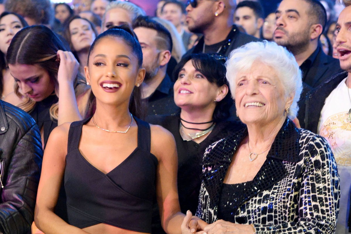 Ariana Grande and Marjorie 'Nonna' Grande at the 2016 American Music Awards in Los Angeles.