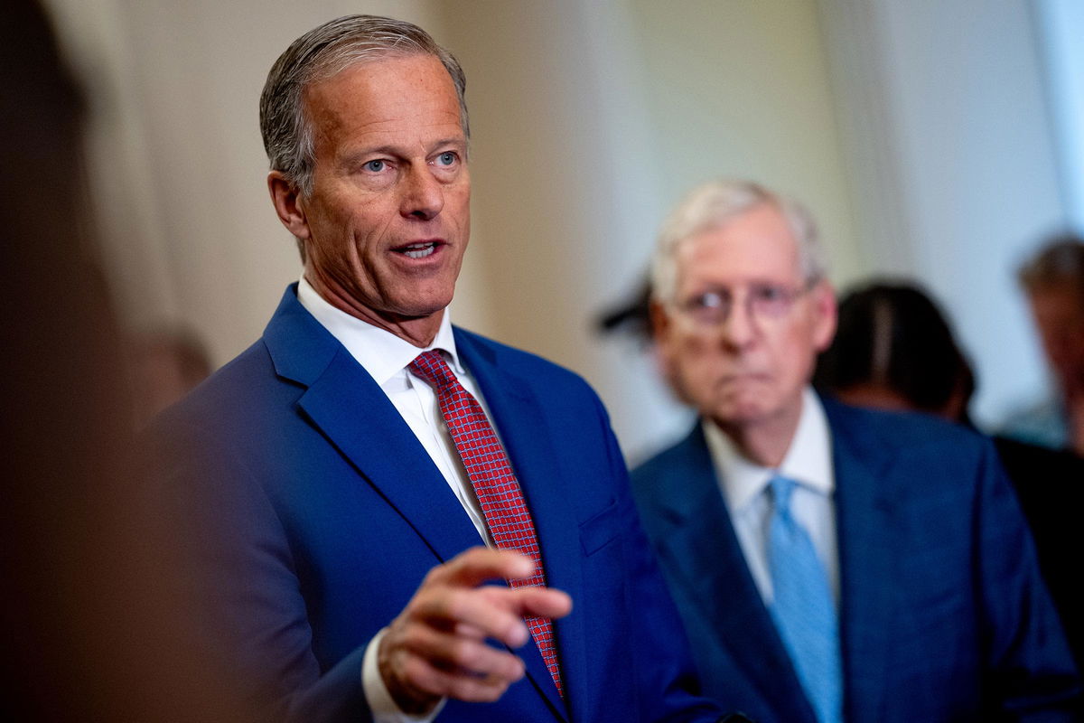 <i>Andrew Harnik/Getty Images via CNN Newsource</i><br/>Sen. John Thune