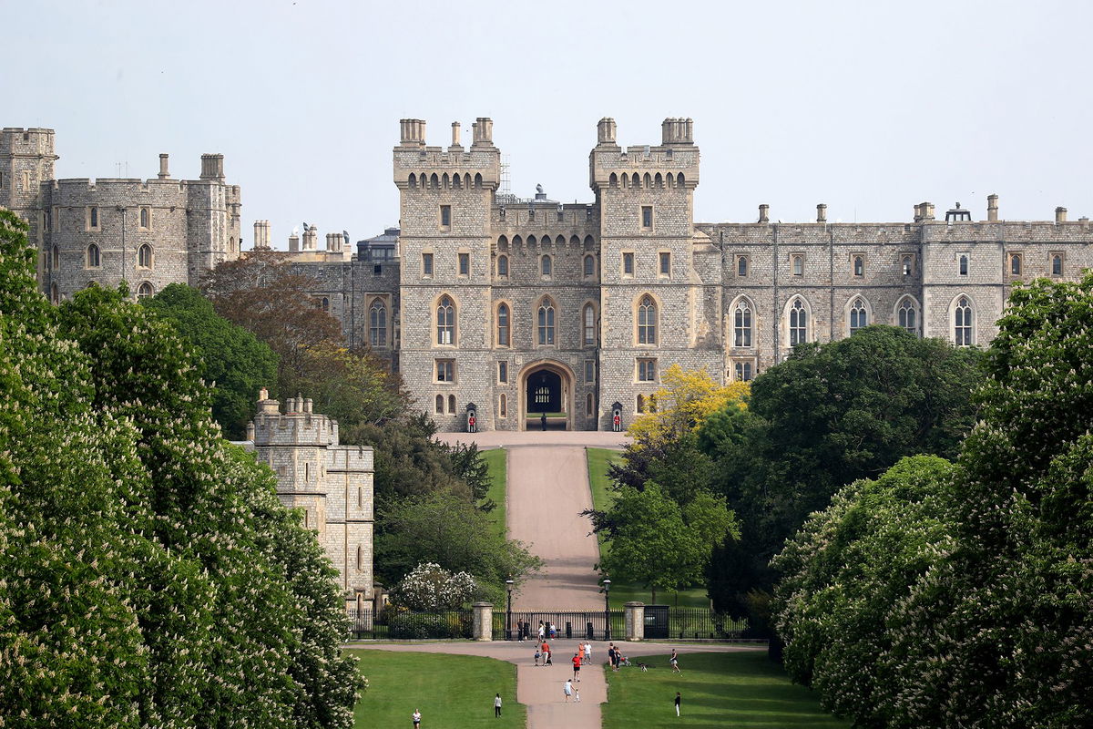 Burglars broke into the grounds of Windsor Castle, pictured here in May 2020, making away with a quad bike and a pick up truck.