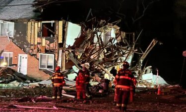 Two apartments were destroyed and at least eight people were left without a home following a late-night explosion at the Century Townhomes in Clairton.