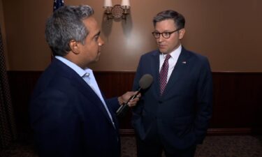 CNN's Manu Raju interview's House Speaker Mike Johnson on October 30