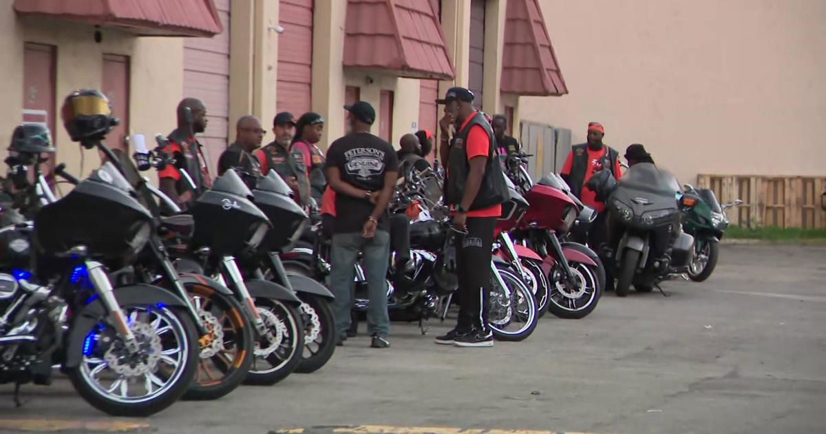 <i>WFOR via CNN Newsource</i><br/>A community of motorcycle riders gathered Friday afternoon for 