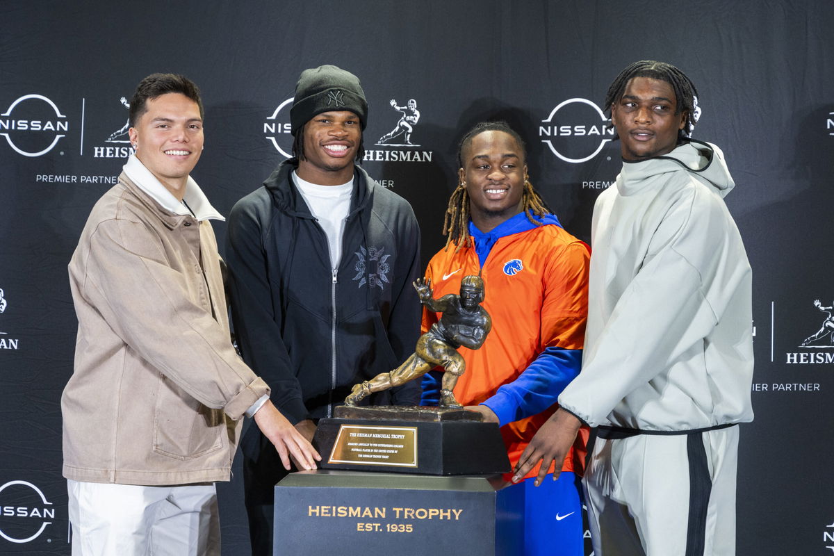 Travis Hunter and Ashton Jeanty give this year's Heisman Trophy