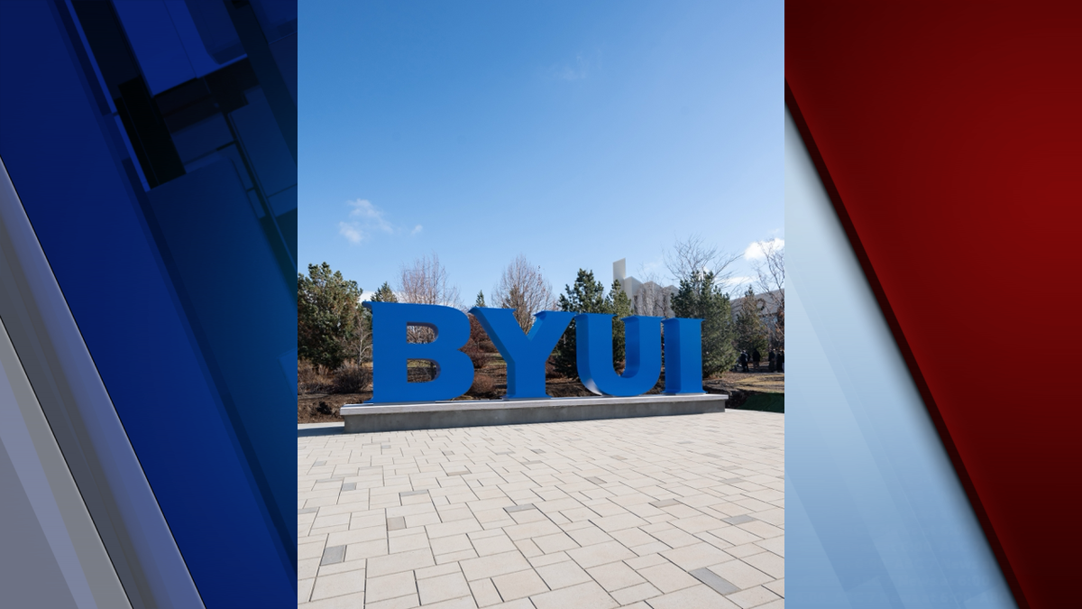 A new monument displaying BYUI was unveiled on campus Tuesday, December 24, 2024.