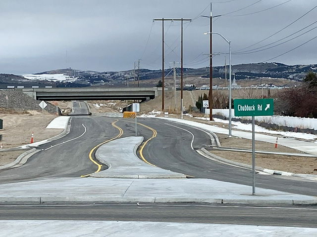 Chubbuck Road reopened on Friday, December 13, 2024.