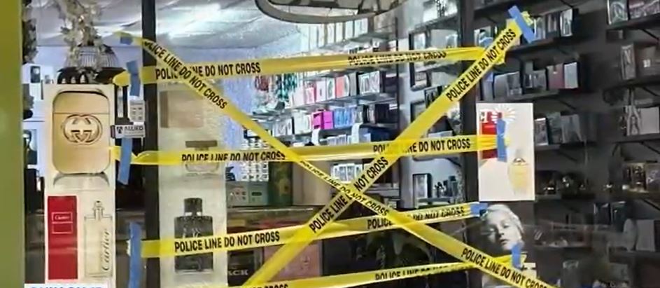 <i>KTRK via CNN Newsource</i><br/>The Designer Perfumes Hut was left in shambles after thieves executed a smash-and-grab.