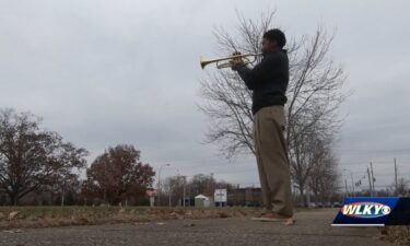 On Christmas Eve near Oxmoor Center