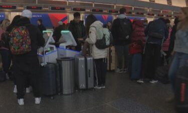 It was the perfect storm at Logan Airport – holiday travel traffic and icy runways led to long lines and plenty of delays.