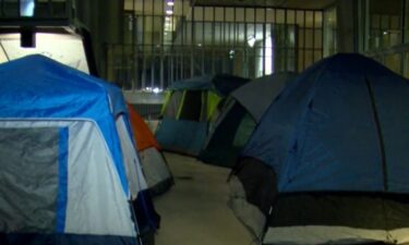 'Freezing for a Reason' participants spend the night outside to raise awareness of homeless veteran population in Milwaukee.