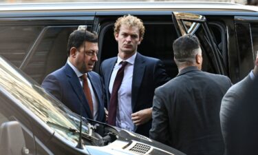 Daniel Penny arrives at Manhattan Criminal Court Friday as the jury deliberates in his manslaughter trial.