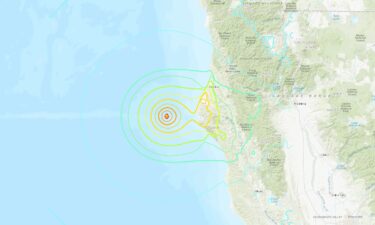 An earthquake struck about 40 miles offshore of Petrolia