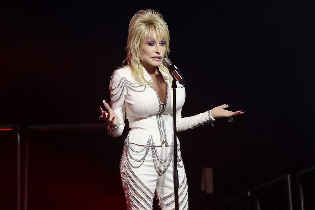 Dolly Parton is pictured in Nashville in June.