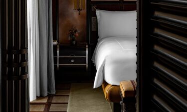 Each room in Orient Express La Minerva is completed with at least one king size bed and luxurious Italian linens.