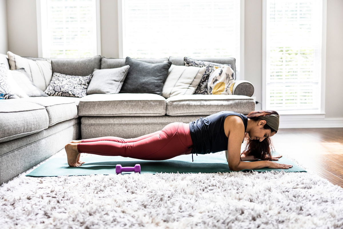 <i>MoMo Productions/Digital Vision/Getty Images via CNN Newsource</i><br/>Maintain proper form when doing a plank. Make sure your back isn't arched and your butt doesn't stick up in the air.