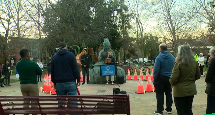 <i>KCRA via CNN Newsource</i><br/>A community vigil on Thursday honored those killed in traffic crashes in Sacramento this past year. It was held in Fremont Park by the group 