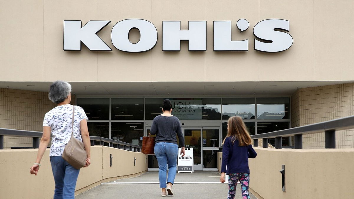 <i>Justin Sullivan/Getty Images via CNN Newsource</i><br/>Kohl's is closing 27 stores in the coming months