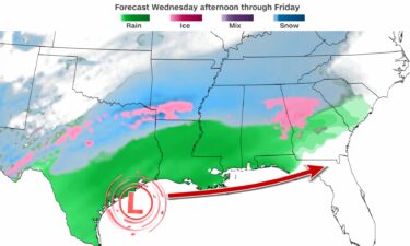 A winter storm will impact the South this week. The exact precipitation forecast is still coming into focus but it's likely snow