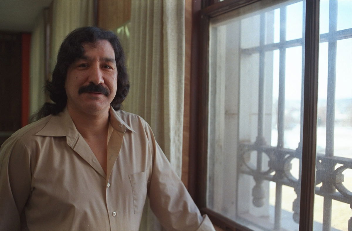 <i>Cliff Schiappa/AP via CNN Newsource</i><br/>Leonard Peltier