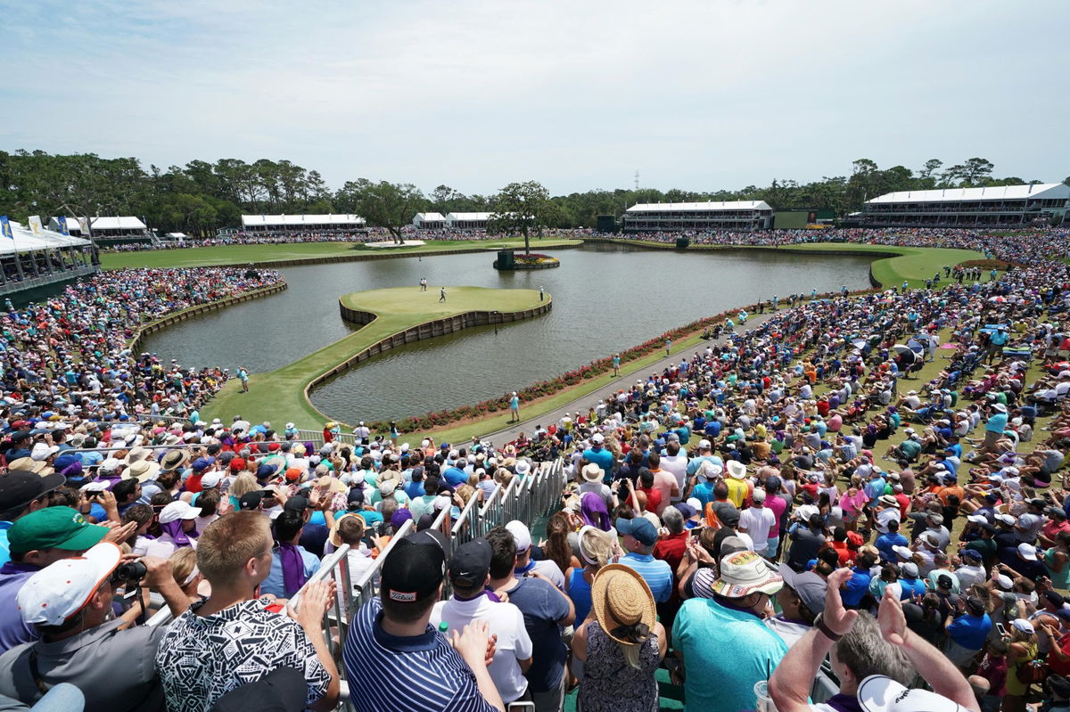 <i>Richard Heathcote / Getty Images via CNN Newsource</i><br/>The 17th at TPC Sawgrass is one of golf's most iconic holes.