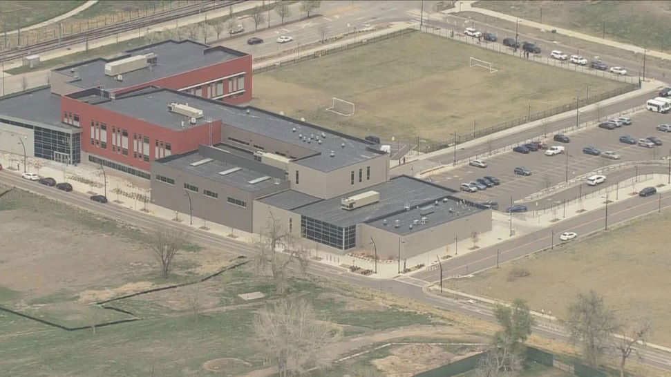 <i>KCNC via CNN Newsource</i><br/>Police are investigating a stabbing at the Aurora Science & Tech Middle School that left a student injured on April 16