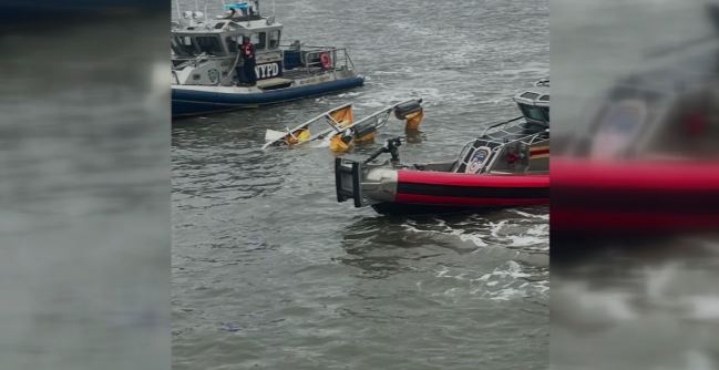 <i>WCBS/WLNY via CNN Newsource</i><br/>An active investigation is unfolding after a helicopter took off in New York City and crashed into the Hudson River