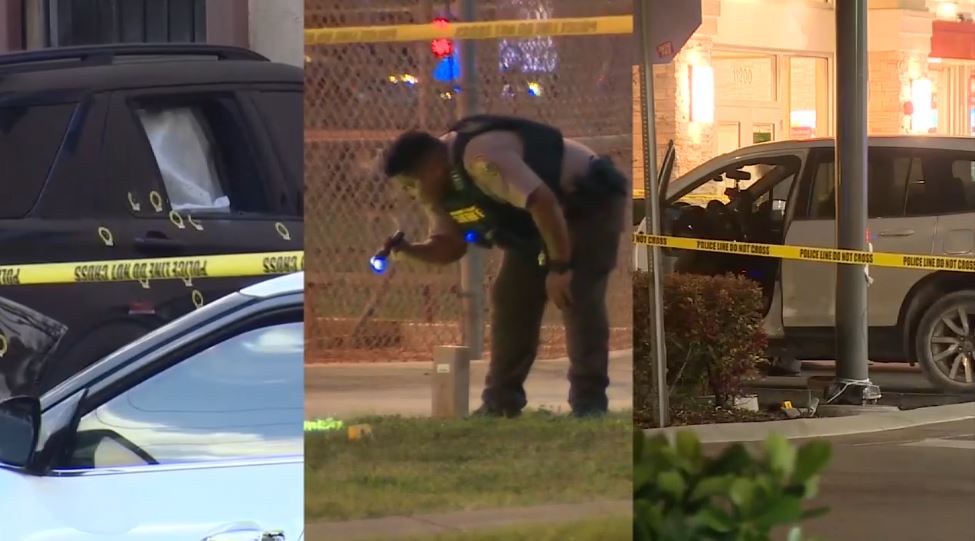 <i>WSVN via CNN Newsource</i><br/>Police are seeking the public’s help in identifying the shooters responsible.