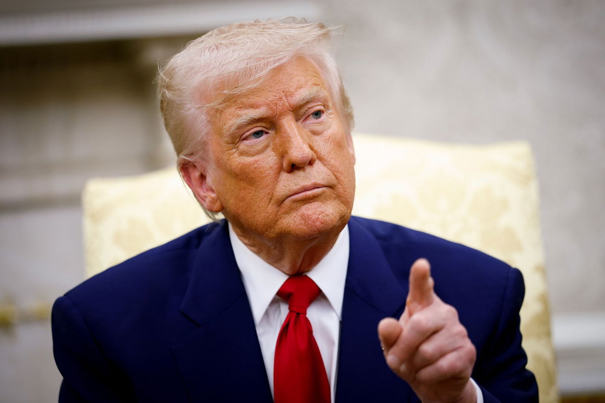 <i>Kevin Dietsch/Getty Images via CNN Newsource</i><br/>President Donald Trump has promised to impose tariffs on drug imports soon.