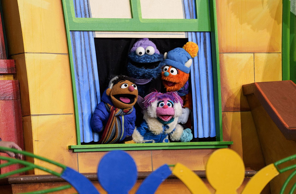 The Sesame Street characters during the Macy's Thanksgiving Day Parade.