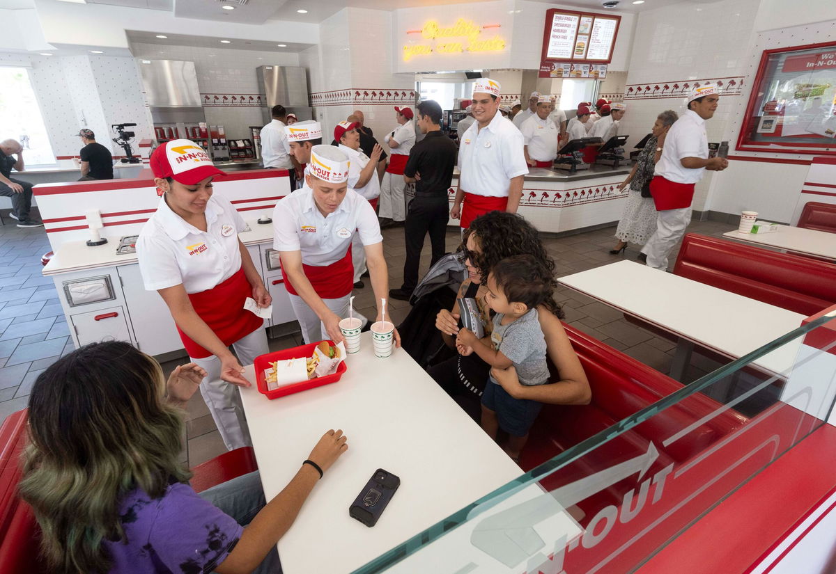 <i>Paul Bersebach/MediaNews Group/Orange County Register via Getty Images via CNN Newsource</i><br/>An In-N-Out restaurant in California.