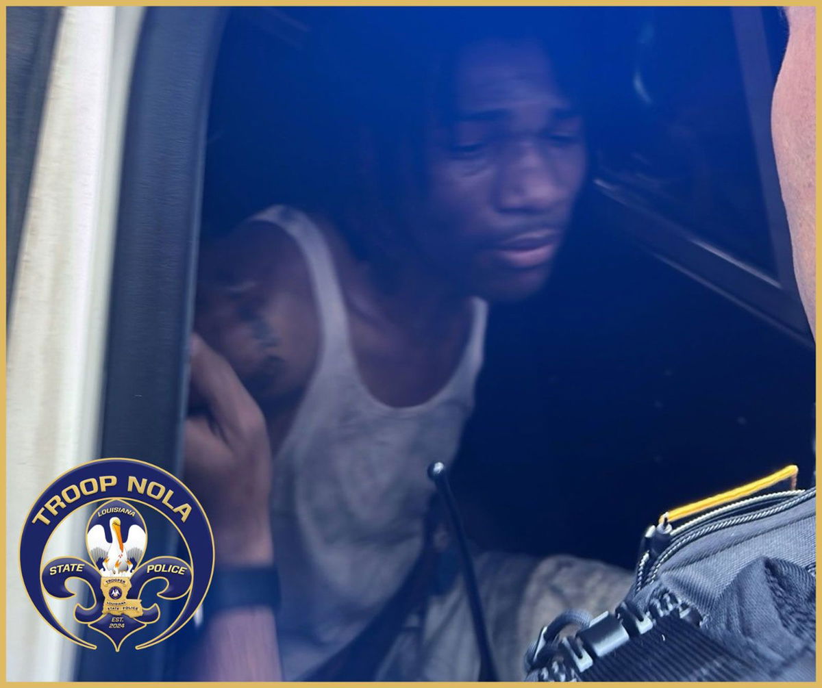 <i>From Louisiana State Police/X via CNN Newsource</i><br/>Louisiana State Police released this photo of Kendell Myles after he was captured Friday. Authorities say Myles is one of 11 inmates who escaped from the Orleans Justice Center.
