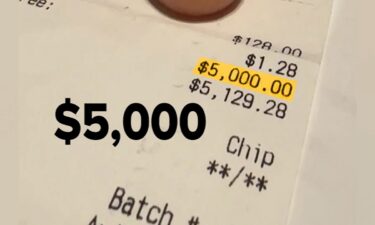 A San Bruno teacher tried to give a $5 tip -- a good deed that led her into a financial mess when it was mistakenly entered as a $5