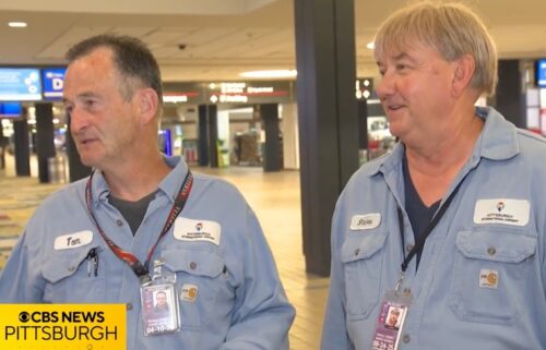 Four airport authority employees from the maintenance department joined in the search for the missing diamond. They all spent 90 minutes searching and crawling everywhere