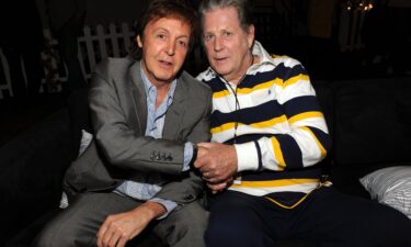 Paul McCartney and Brian Wilson in 2009.