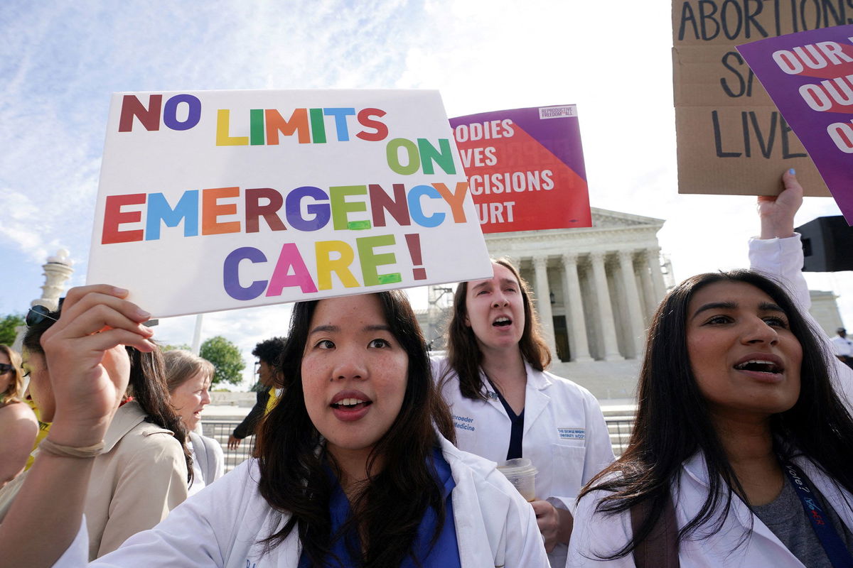 <i>Kevin Lamarque/Reuters via CNN Newsource</i><br/>Some health care providers say an absence of specific guidance regarding abortion adds to an already confusing environment.
