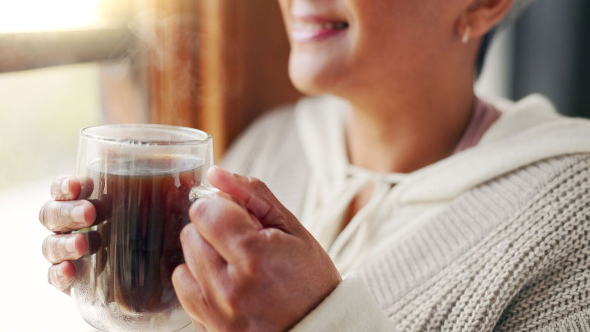 <i>Jacob Wackerhausen/iStockphoto/Getty Images via CNN Newsource</i><br/>Drinking one to three cups of coffee daily was associated with lower disease and better cognition is older age