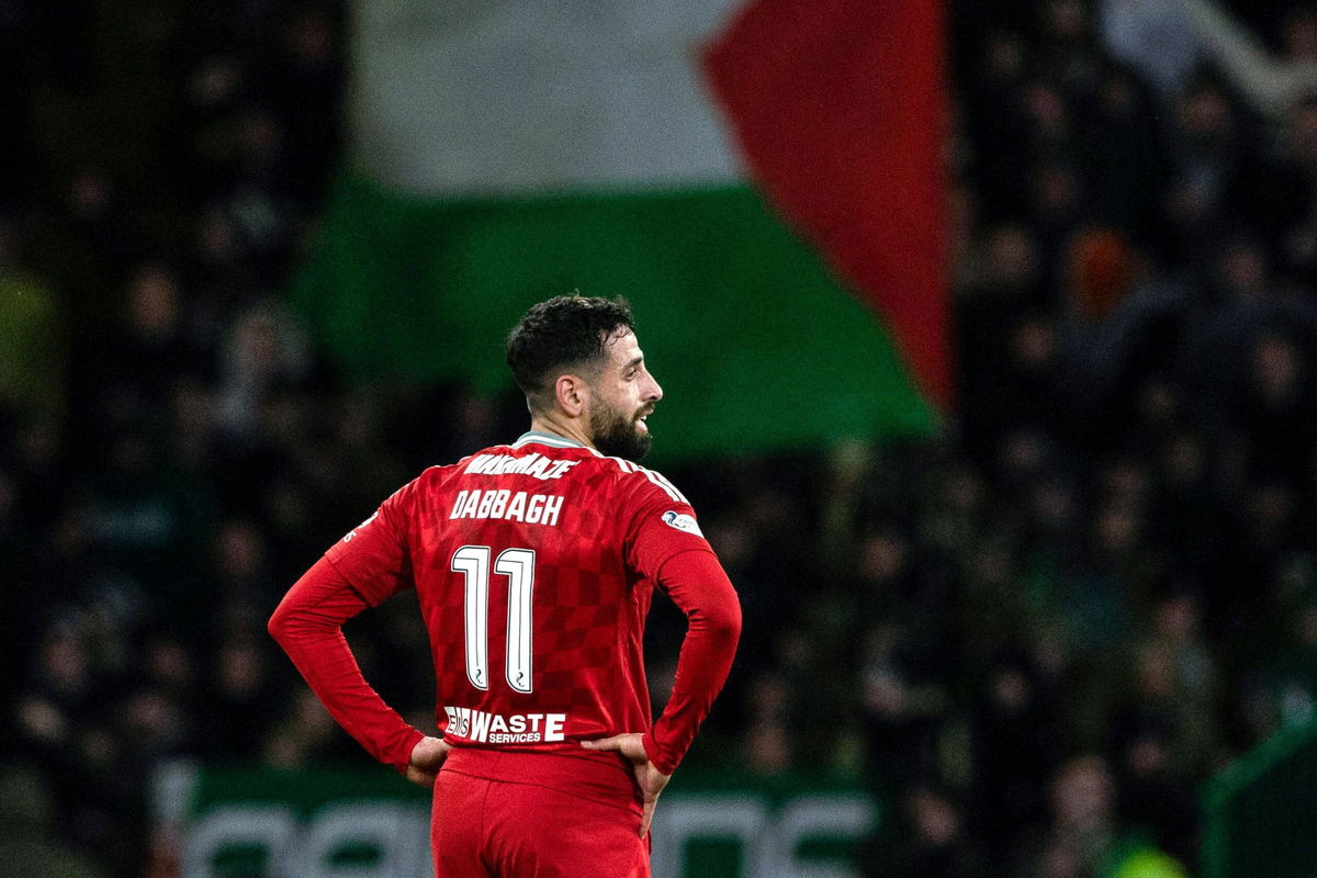 <i>Craig Williamson/SNS Group/Getty Images via CNN Newsource</i><br/>Oday Dabbagh had a memorable four months playing for Scottish side Aberdeen.