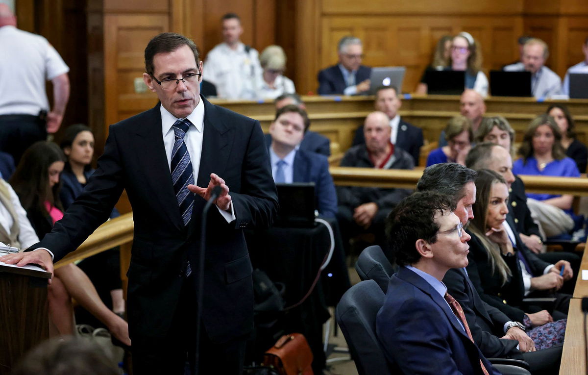<i>Mark Stockwell/Pool/The Sun Chronicle/AP via CNN Newsource</i><br/>Prosecutor Hank Brennan